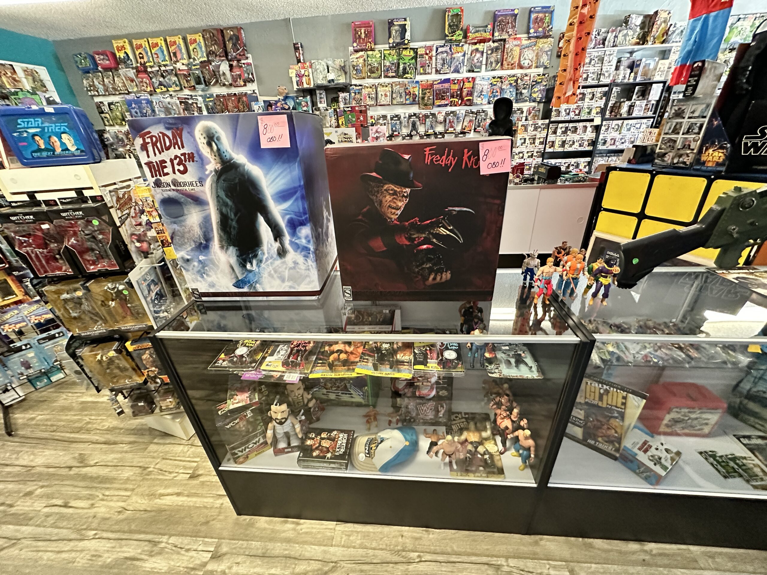 Vintage collectors store merchandise